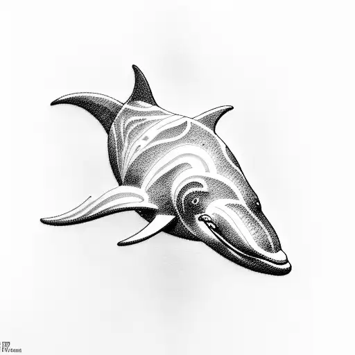 Taras on dolphin  tattoo design idea