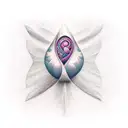 microrealism vulva tattoo design idea