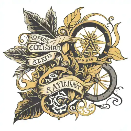 Galatian's 2:20 and Colssians 1:27 tattoo design idea