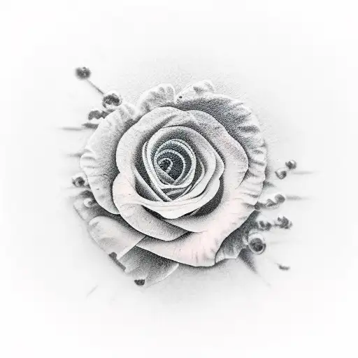 the number 3 with an & tattoo design idea