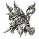 Loyalty, Honor, Respect tattoo design idea