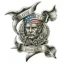 Loyalty, Honor, Respect tattoo design idea