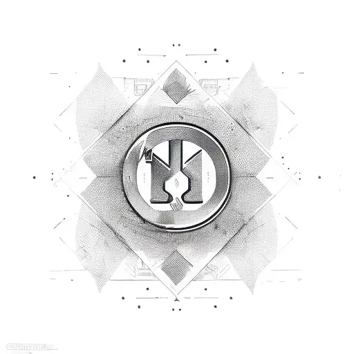 Loyalty symbol made of Bismark street names tattoo design idea