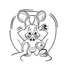 tom and Jerry matching tatoo tattoo design idea