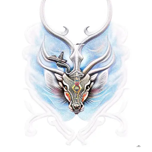 Sagittarius  tattoo design idea