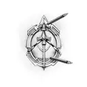 Sagittarius  tattoo design idea