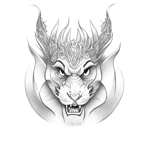 Disney villains  tattoo design idea