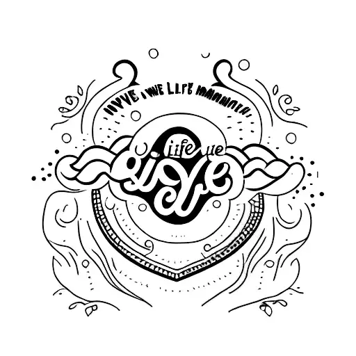 live a life you will remember  tattoo design idea