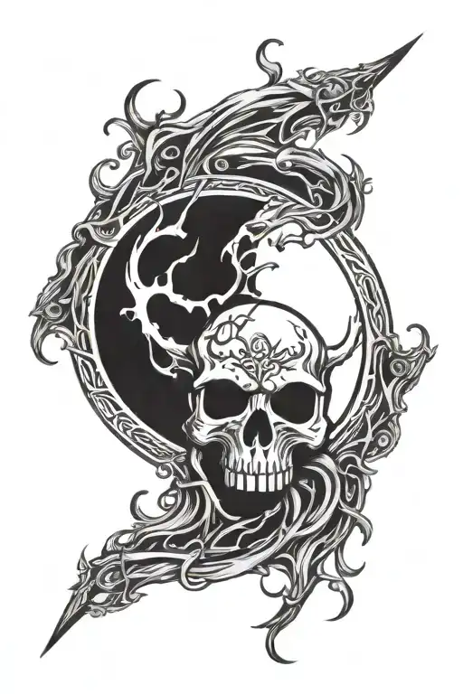 Elden Ring logo tattoo design idea