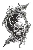 Elden Ring logo tattoo design idea