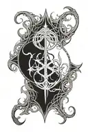 Elden Ring logo tattoo design idea