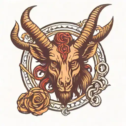 baphomet tattoo design idea