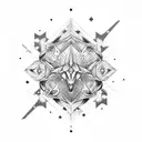 Orion constellation tattoo design idea