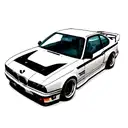BMW E36 tattoo design idea