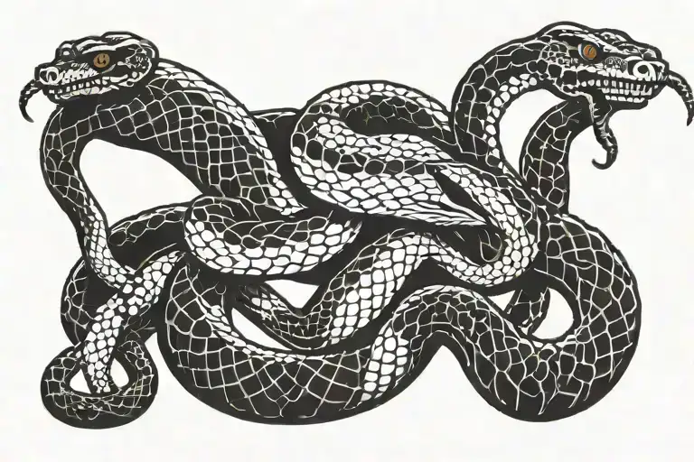 join or die snake tattoo design idea