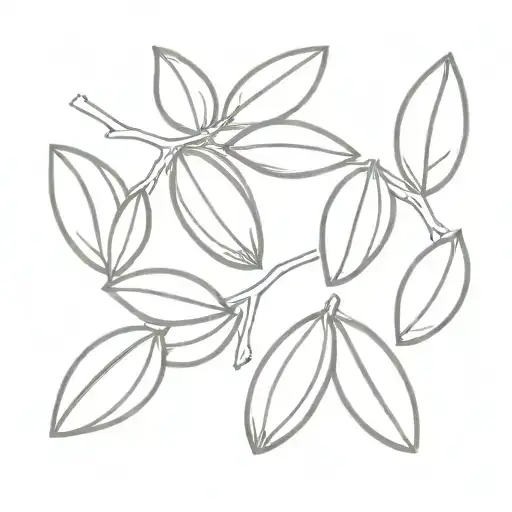 Almonds tattoo design idea