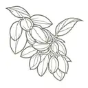 Almonds tattoo design idea