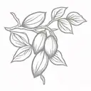 Almonds tattoo design idea