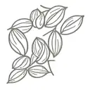 Almonds tattoo design idea