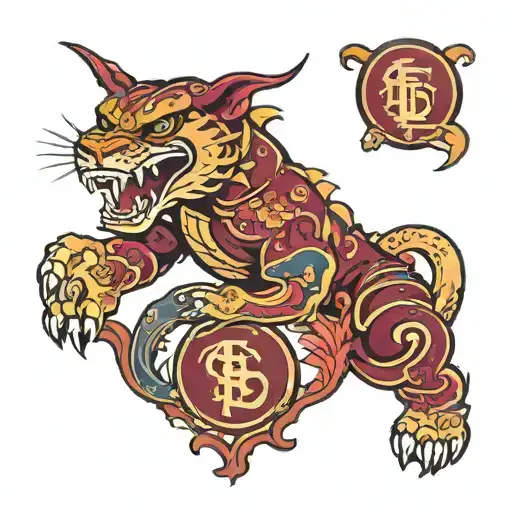 Florida state tattoo design idea