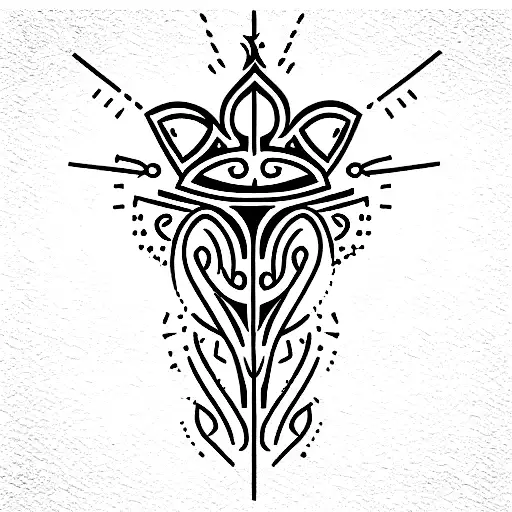 the resurrected king is resurrecting me tattoo design idea