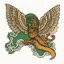 Nigeria Country  tattoo design idea