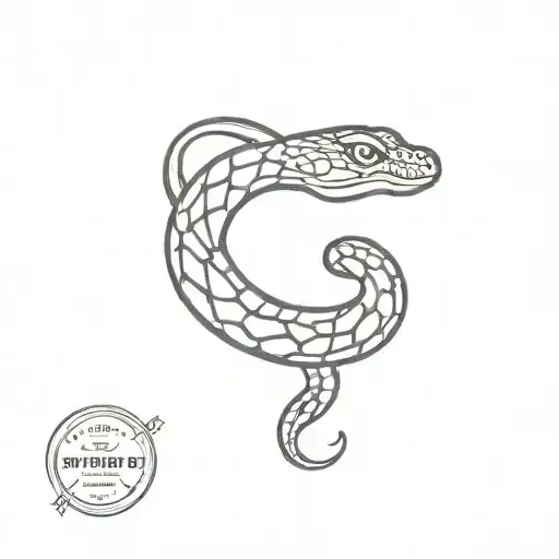 python coding logo tattoo design idea
