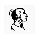 basque farmer de profil tattoo design idea