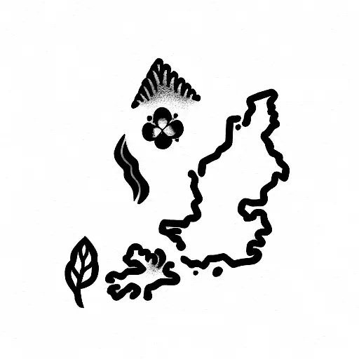 Ireland  tattoo design idea