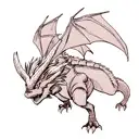 Dragon tattoo design idea