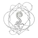 do something despite of fate oportunities, symbolical tattoo design idea