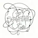 do something despite of fate oportunities, symbolical tattoo design idea