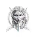 Pocahontas  tattoo design idea