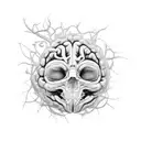 neuroscience neuron dopamine tattoo design idea