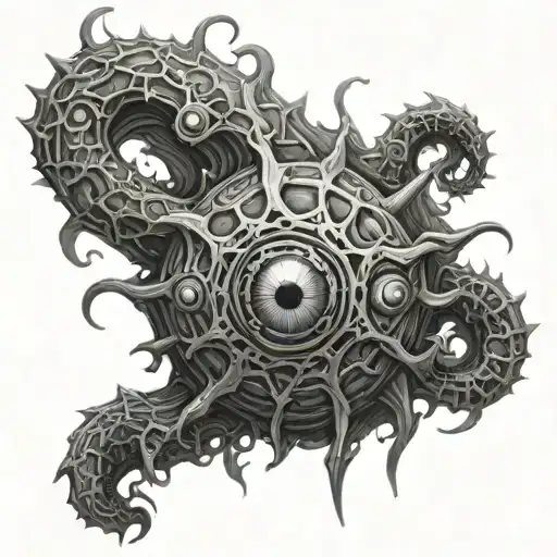 dungeons and dragons beholder. tattoo design idea
