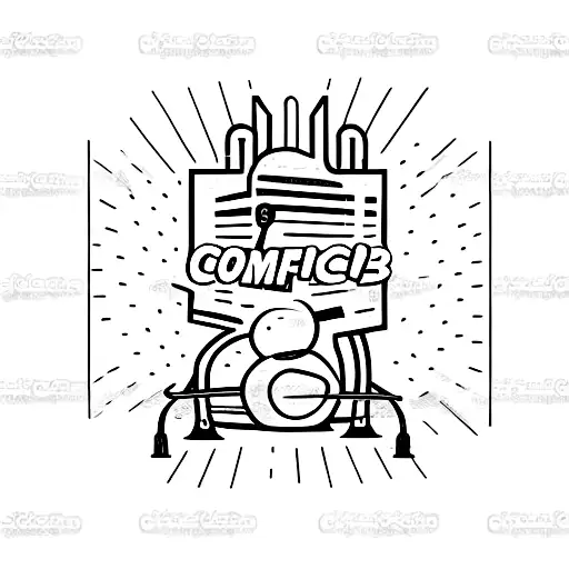 comedy club with bar stool, microphone and brick wall tattoo design idea