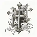 3 crosses 1of1   tattoo design idea