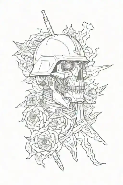 it must be a tatoo to honor my dad a fallen soldier  tattoo design idea