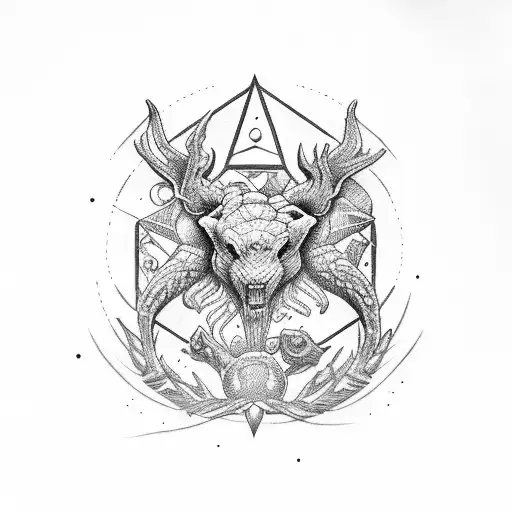 ark with olives tattoo design idea