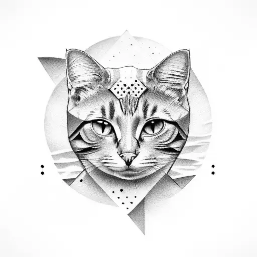 cool for cats tattoo design idea