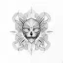 orange slice tattoo design idea