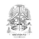 god's plan tattoo design idea