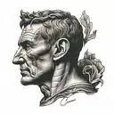 julius caesar tattoo design idea