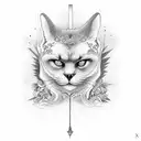 i want from the book of Mikhail Bulgakov  the scene Master Margarita tattoo design idea