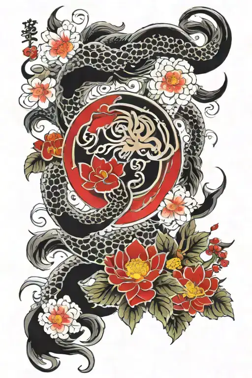 japenese symbol tattoo design idea