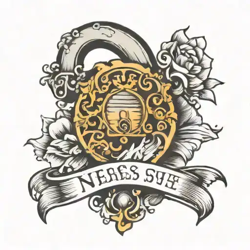 lock with Proverbs 3:5 6 and john 3:16  tattoo design idea