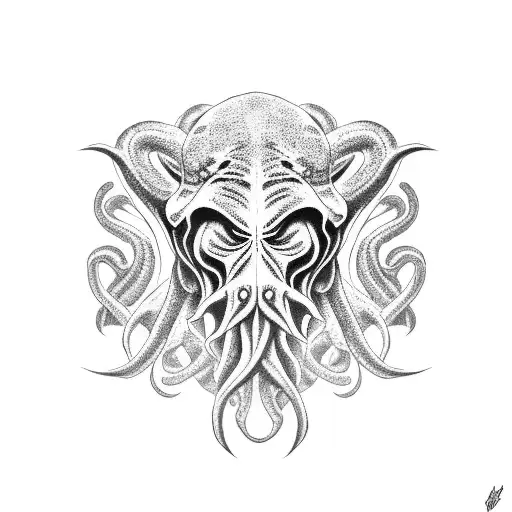 cthulhu tattoo design idea