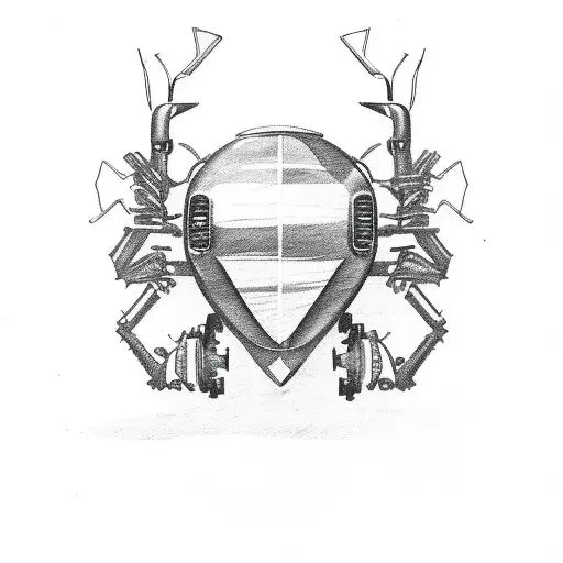 1966 Volkswagen bug tattoo design idea