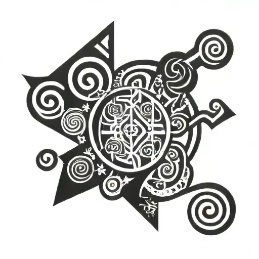 You can't see, but I'm nearby tattoo design idea