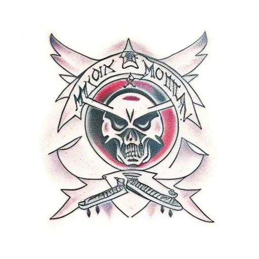 Black Metal Minnesota tattoo design idea